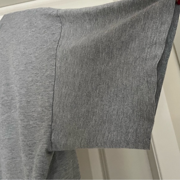 Size L 100% cotton men’s T-Shirt, grey with “tired” sunflower - Picture 9 of 11